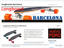 Tablet Screenshot of longboardbarcelona.com